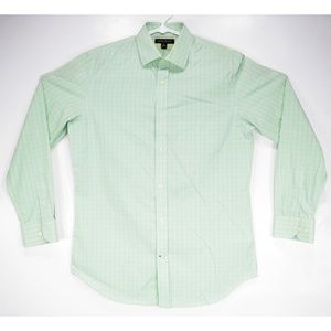 Banana Republic Green Non Iron Classic Fit Shirt